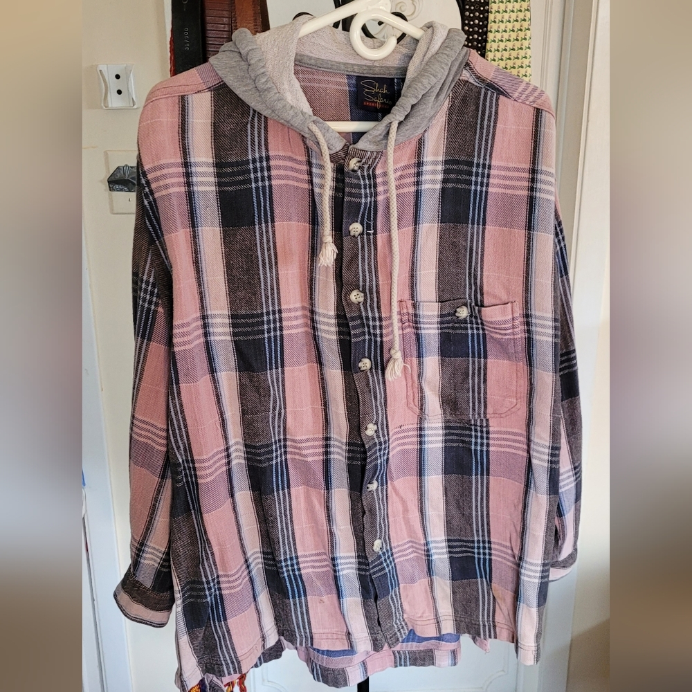 Vintage Shah Safari Flannel Shacket